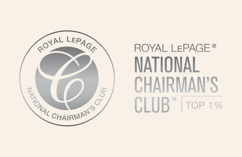 Royal LePage National Chairman’s Club badge, national top 1 %